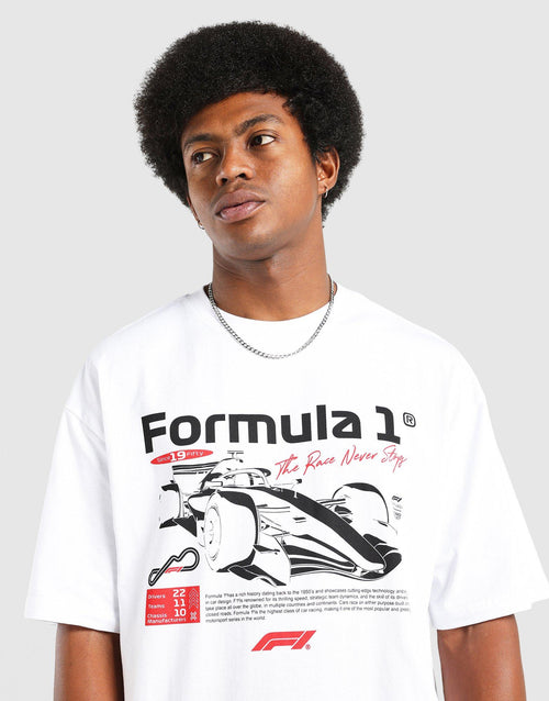 เสื้อยืดผู้ชาย F1 Graphic Box