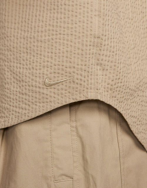 เสื้อแขนสั้นผู้ชาย Life Seersucker Button-Down