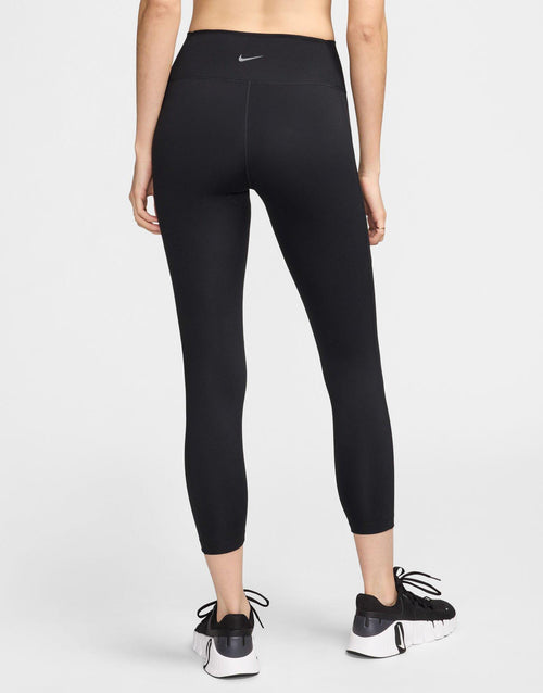 กางเกงเลกกิ้งผู้หญิง High-Waisted 7/8 with Pockets