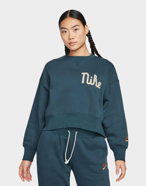 เสื้อแขนยาวผู้หญิง Fleece Crew