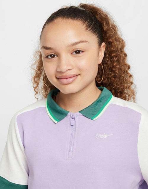 เสื้อแขนสั้นเด็กโต (เด็กผู้หญิง) Sportswear Crop