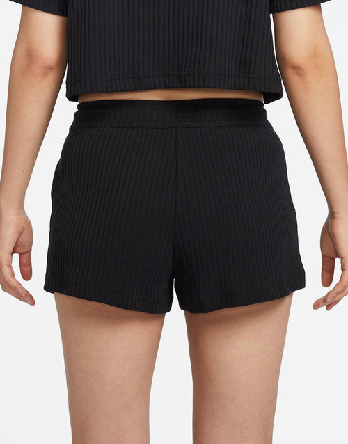 กางเกงขาสั้นผู้หญิง Ribbed Jersey
