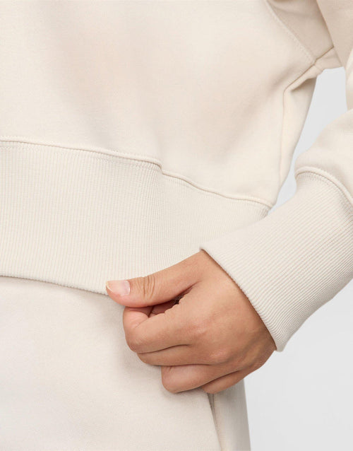 เสื้อแขนยาวผู้หญิง Phoenix Fleece Over-Oversized Crew-Neck Logo