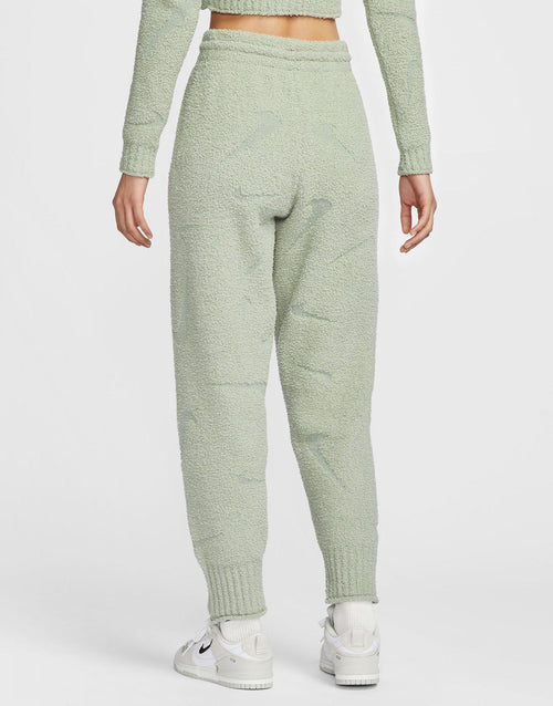 กางเกงขายาวผู้หญิง Phoenix Cozy Bouclé High-Waisted Oversized Knit