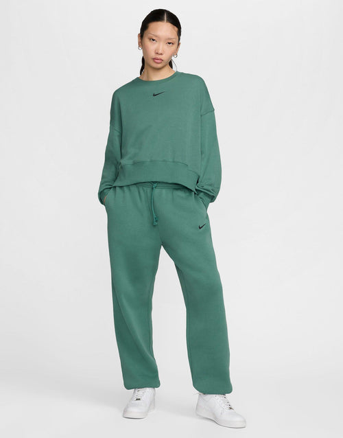เสื้อแขนยาวผู้หญิง Sportswear Phoenix Fleece Over-Oversized Crew-Neck French Terry