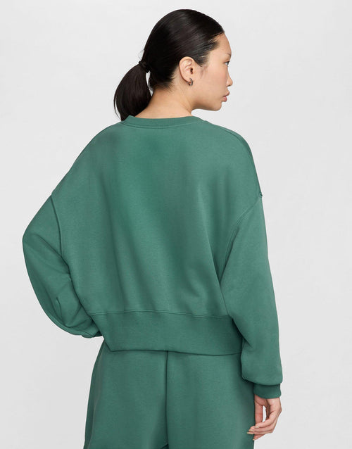 เสื้อแขนยาวผู้หญิง Sportswear Phoenix Fleece Over-Oversized Crew-Neck French Terry