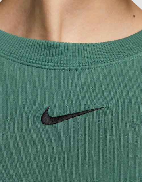 เสื้อแขนยาวผู้หญิง Sportswear Phoenix Fleece Over-Oversized Crew-Neck French Terry