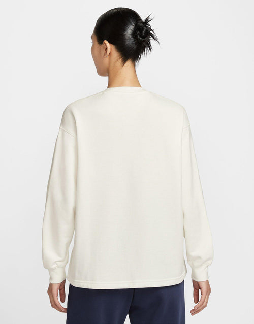 เสื้อแขนยาวผู้หญิง Sportswear Oversized French Terry