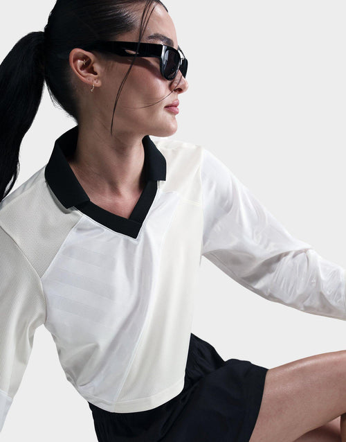 เสื้อแขนยาวผู้หญิง Sportswear Cropped Jersey