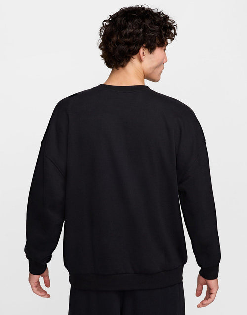 เสื้อแขนยาวผู้ชาย Oversized French Terry Crew