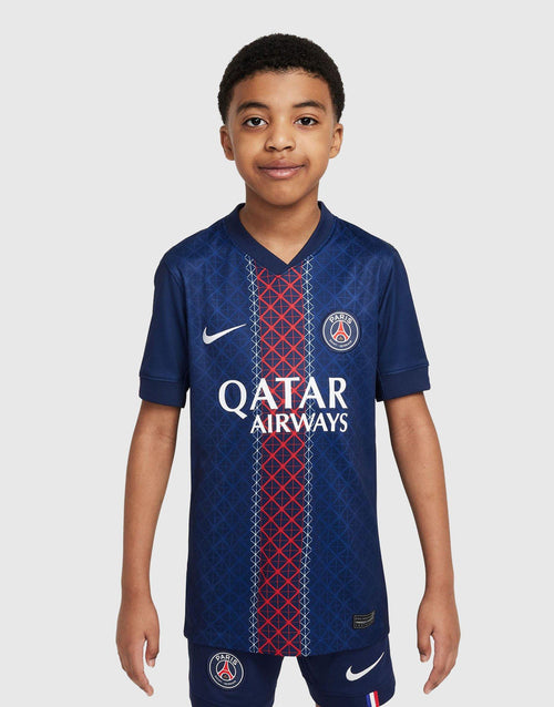 เสื้อฟุตบอลชุดเหย้าเด็กโต Paris Saint-Germain 2025/26