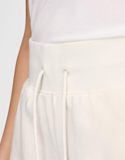 กางเกงขาสั้นผู้หญิง Sportswear Phoenix Fleece High-Waisted Loose French Terry