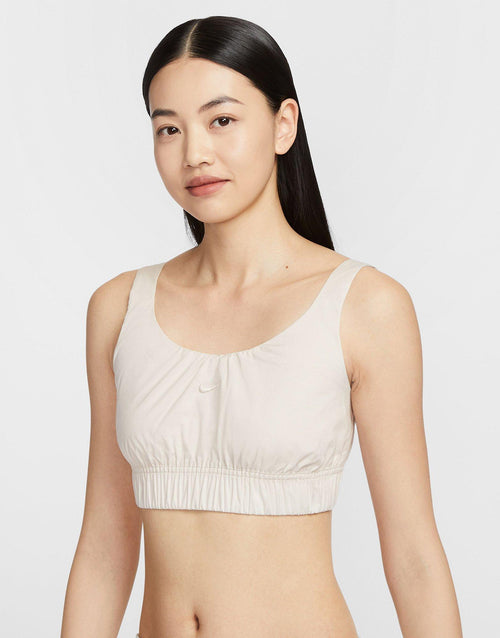 เสื้อกล้ามผู้หญิง Sportswear Chill Poplin Slim Cropped