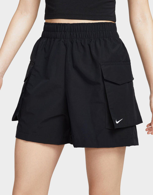 กางเกงขาสั้นผู้หญิง Sportswear Essential Woven High-Waisted 5" Cargo