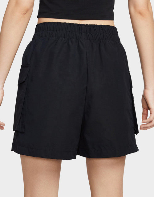 กางเกงขาสั้นผู้หญิง Sportswear Essential Woven High-Waisted 5" Cargo