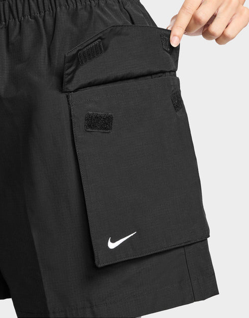 กางเกงขาสั้นผู้หญิง Sportswear Essential Woven High-Waisted 5" Cargo