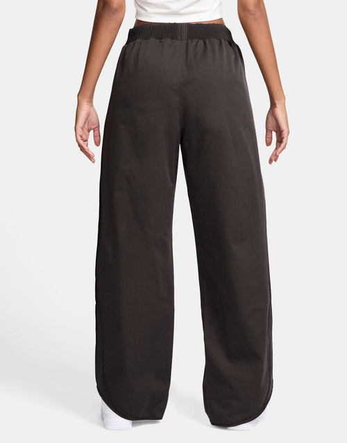 กางเกงขายาวผู้หญิง Sportswear Mid-Rise Twill