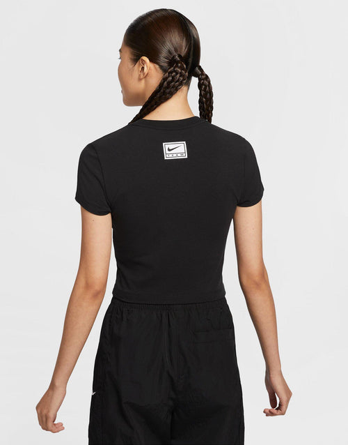 เสื้อยืดผู้หญิง Sportswear Slim Cropped