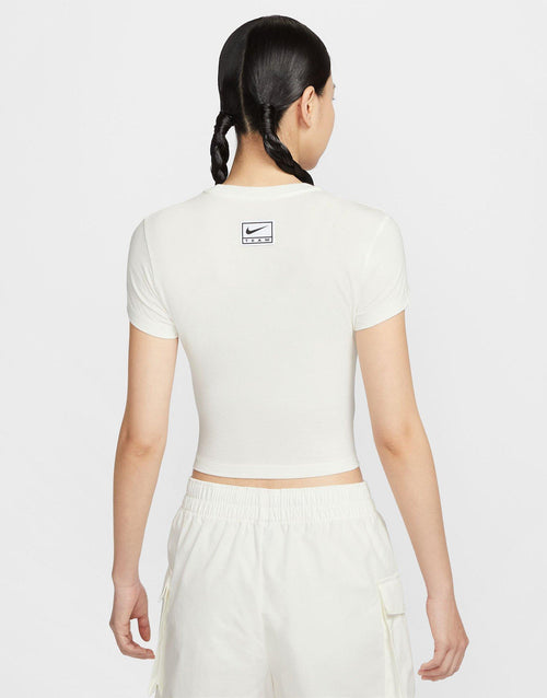 เสื้อยืดผู้หญิง Sportswear Slim Cropped