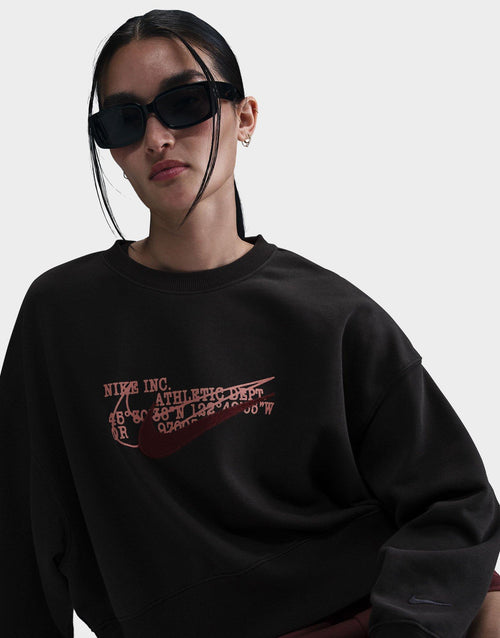 เสื้อแขนยาวผู้หญิง Sportswear Phoenix Fleece Oversized