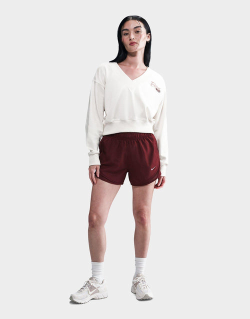 เสื้อแขนยาวผู้หญิง Sportswear Phoenix Fleece Oversized Cropped