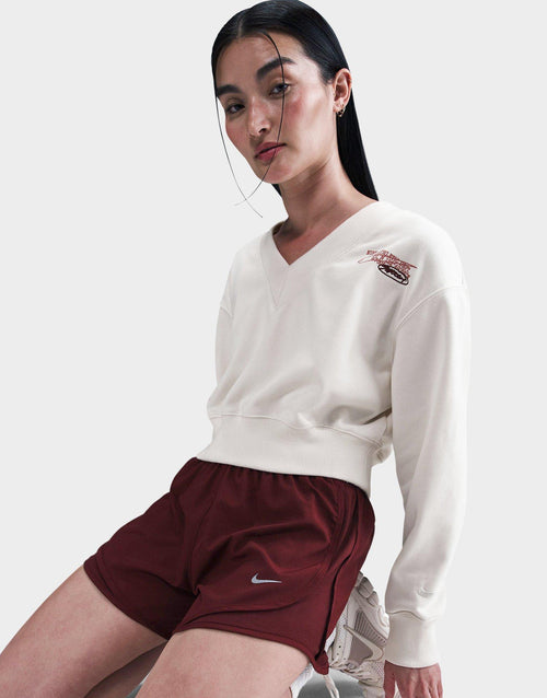 เสื้อแขนยาวผู้หญิง Sportswear Phoenix Fleece Oversized Cropped