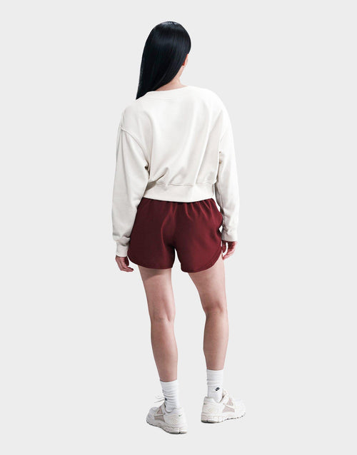 เสื้อแขนยาวผู้หญิง Sportswear Phoenix Fleece Oversized Cropped