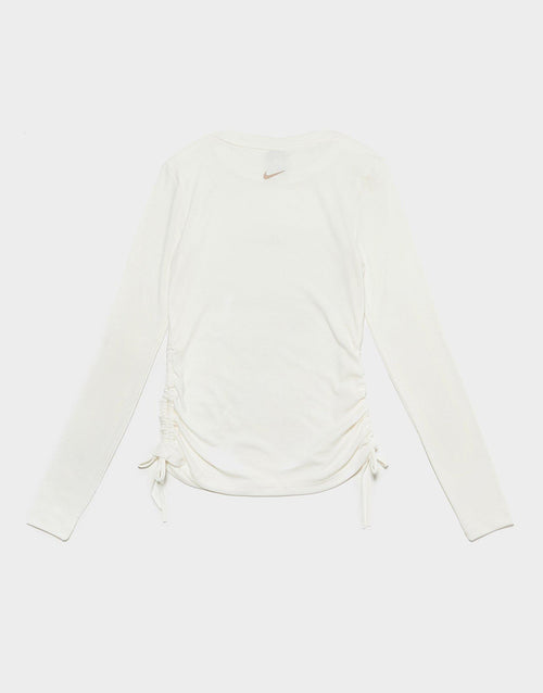 เสื้อแขนยาวผู้หญิง Sportswear Ribbed Cropped