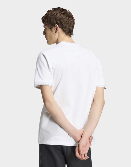 เสื้อยืดผู้ชาย Chest Stripes Engineered Collar