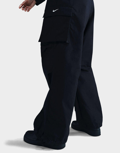 กางเกงขายาวผู้หญิง Sportswear Mid-Rise Oversized Cargo