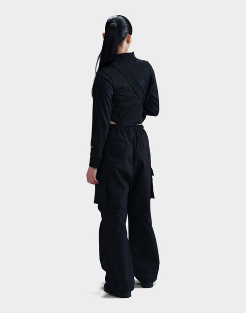 กางเกงขายาวผู้หญิง Sportswear Mid-Rise Oversized Cargo