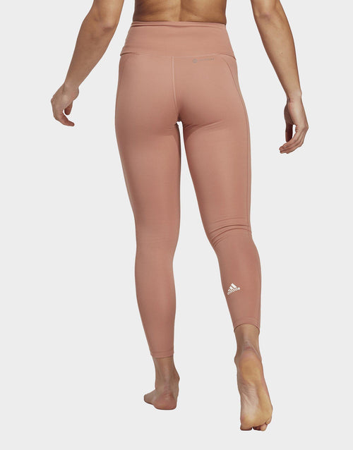 กางเกงเลกกิ้งผู้หญิง Yoga Essentials High-Waisted