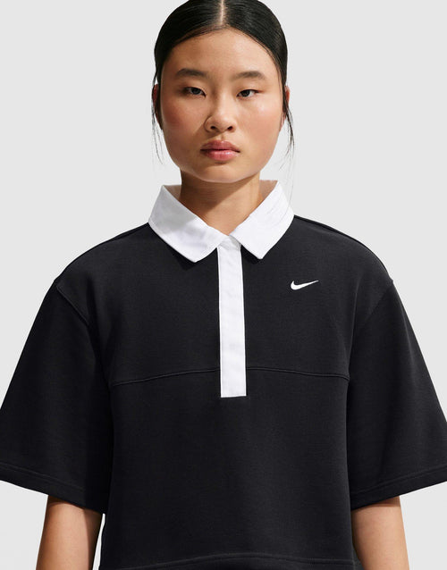 เสื้อโปโลแขนสั้นผู้หญิง Sportswear Oversized