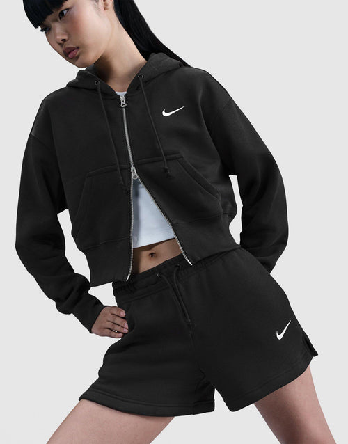 กางเกงขาสั้นผู้หญิง Sportswear Phoenix Fleece