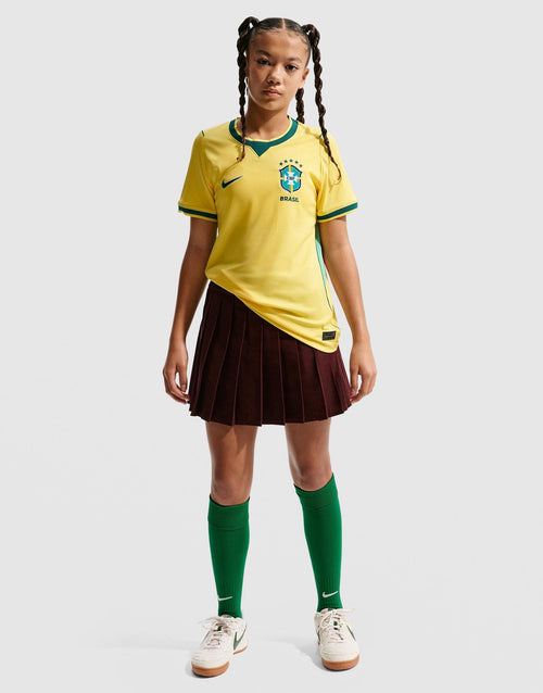 เสื้อฟุตบอลชุดเหย้าเด็กโต Brazil 2026