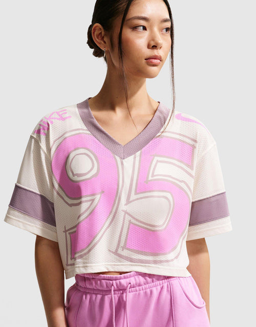 เสื้อยืดผู้หญิง Sportswear Cropped Jersey