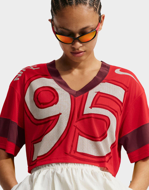 เสื้อยืดผู้หญิง Sportswear Cropped Jersey