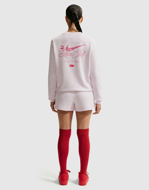 กางเกงขาสั้นผู้หญิง Sportswear Club Fleece