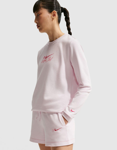 กางเกงขาสั้นผู้หญิง Sportswear Club Fleece