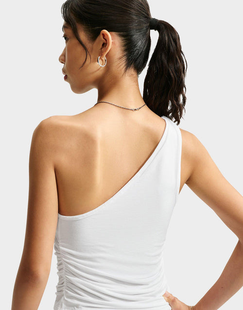 เสื้อกล้ามผู้หญิง Sportswear Tight One-Shoulder
