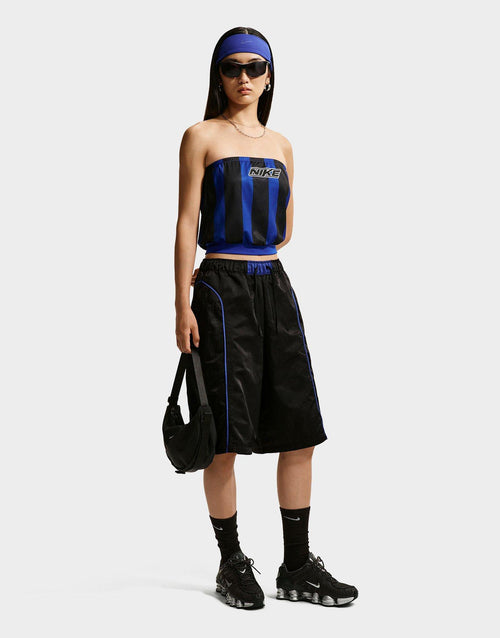 เสื้อเกาะอกผู้หญิง Sportswear Slim Striped Jersey Tube