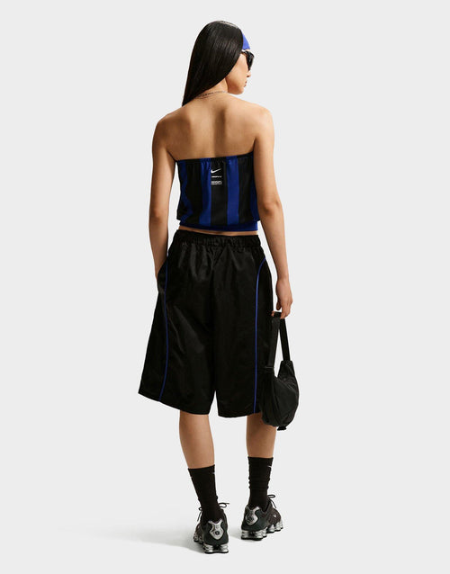 เสื้อเกาะอกผู้หญิง Sportswear Slim Striped Jersey Tube