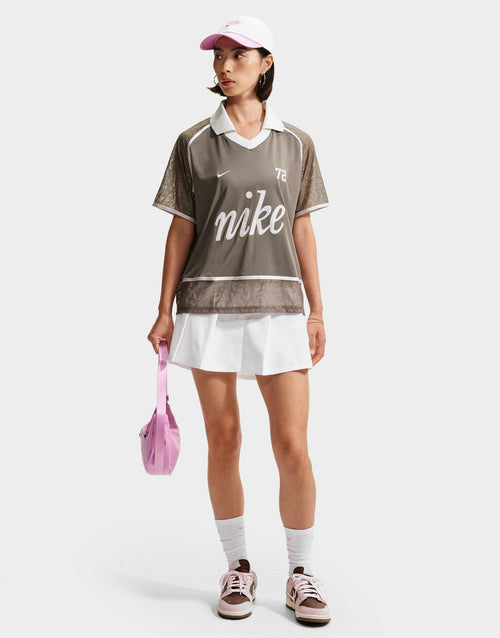 เสื้อโปโลแขนสั้นผู้หญิง Sportswear Lace Jersey