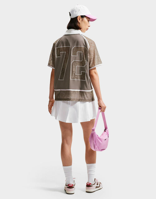 เสื้อโปโลแขนสั้นผู้หญิง Sportswear Lace Jersey