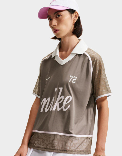 เสื้อโปโลแขนสั้นผู้หญิง Sportswear Lace Jersey