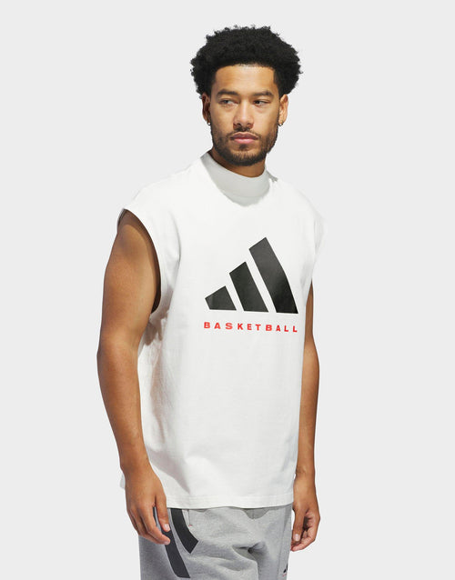 เสื้อยืดแขนกุดผู้ชาย Basketball