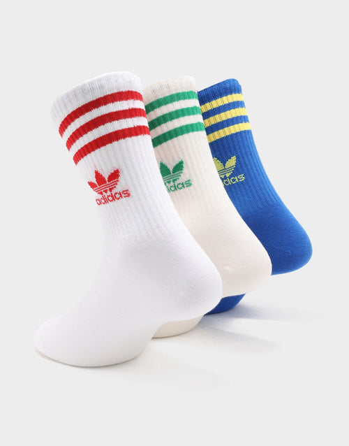 ถุงเท้า Crew 3 Stripe (แพค 3)