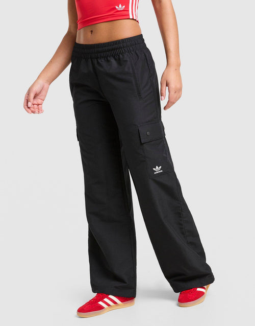 กางเกงขายาวผู้หญิง Essentials Woven Cargo Joggers