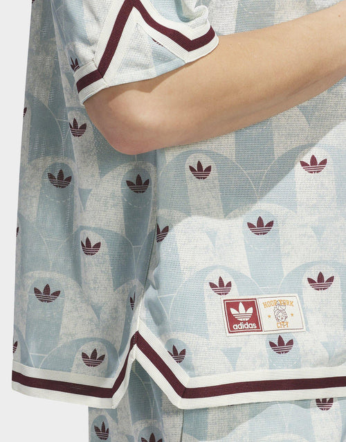 เสื้อแขนสั้นผู้ชาย Hoop York City Allover Print