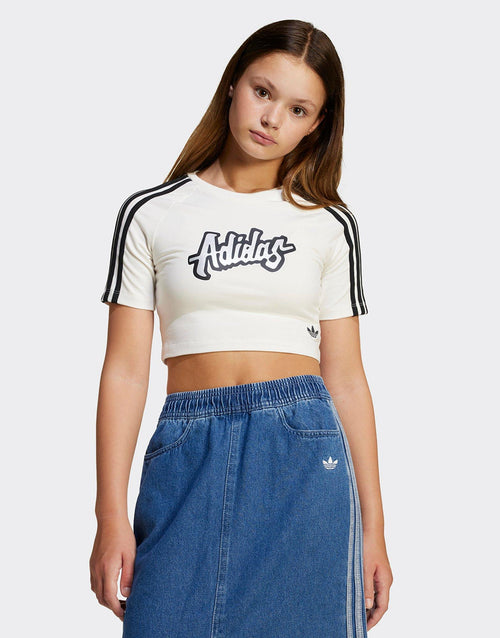 เสื้อยืดเด็กโต Cropped